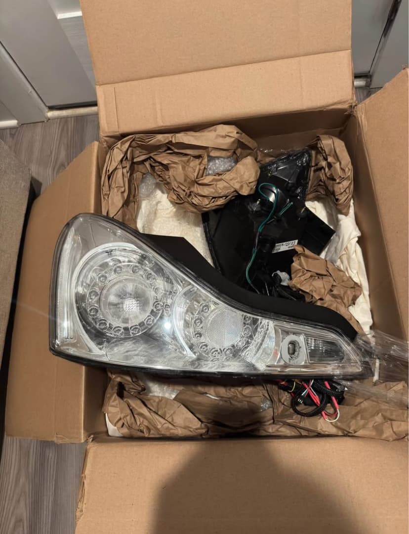 OEM Style RGB Clear Taillights for Infiniti G37 Coupe | 2008-2013 G37 Coupe & 2014-2015 Q60 Coupe | Plug & Play | App + Remote RGB | Sequential Turn | Unleash the Ultimate Look