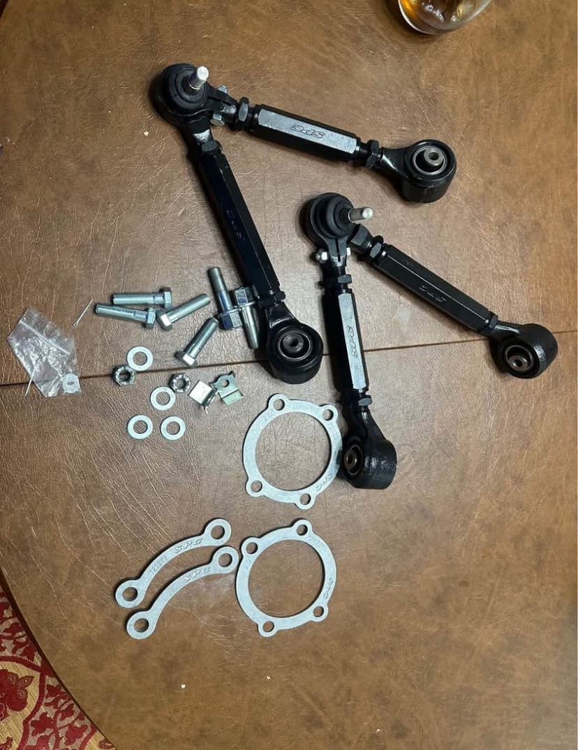350Z/G35 SPC Adjustable Front Upper Control Arms | 2003-2009 Nissan 350Z Z33 & 2003-2007 Infiniti G35 V35 Coupe/Sedan | Correct Camber After Lowering | Track & Street Alignment  