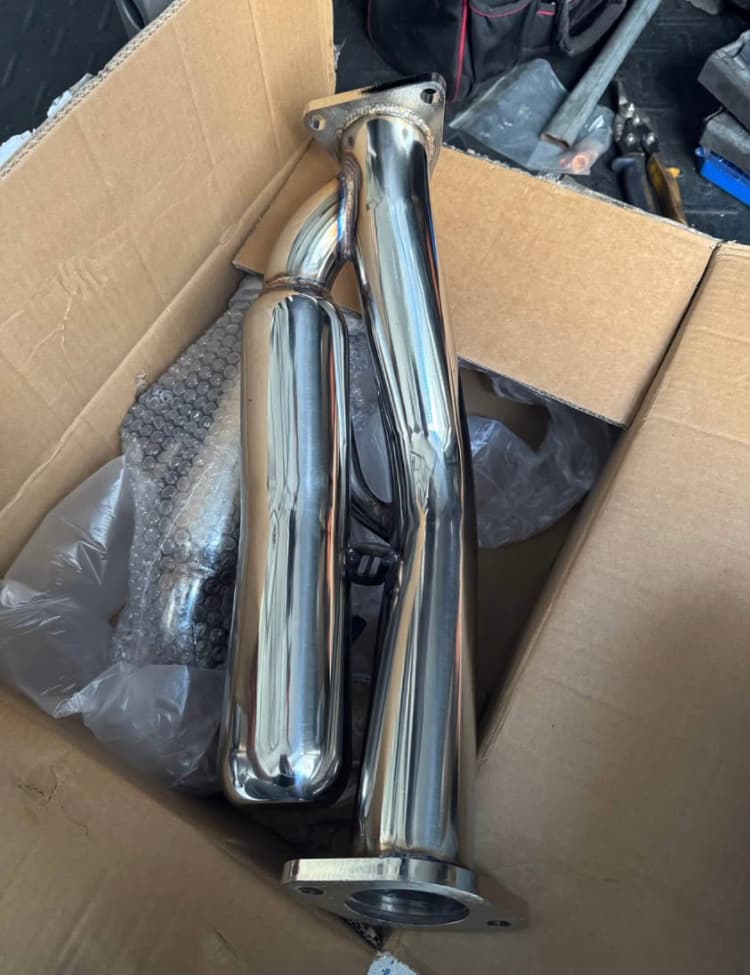 Motordyne ART Test Pipes Replica for VHR/HR - 370Z/G37/350Z/G35 - 2.5" Advanced Resonance Tuning | T304 Stainless High-Flow Downpipes | Drone-Free VQ Performance | Direct Bolt-On  