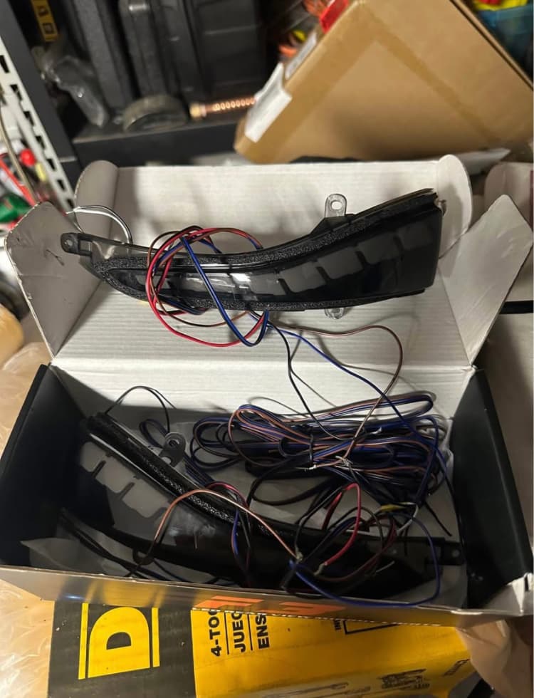 LED Rear Side Mirror Lights | Dynamic Sequential Turn Signals | Infiniti Q50 2014-2023, Q30 2017-2019, Q60 2017-2022, Q70 2014-2019 & Nissan Skyline V37 | Smoked or Clear Lens | Plug & Play Upgrade