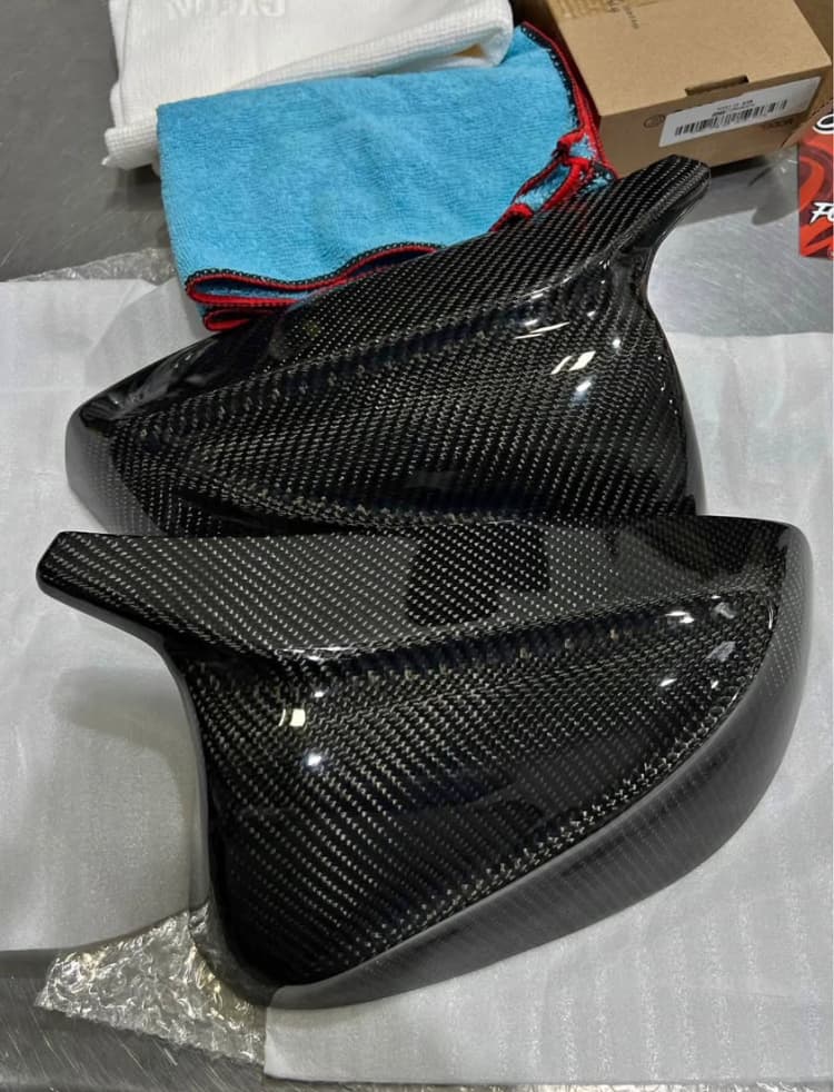 Infiniti Q50 (2014-2020) Sleek Carbon Fiber Mirror Caps - Aggressive Styling & Premium Look 