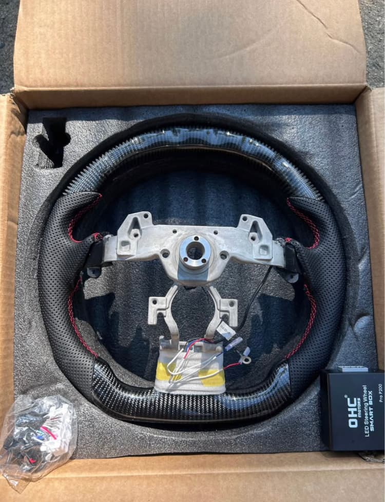 Infiniti G37 Carbon Fiber Steering Wheel 