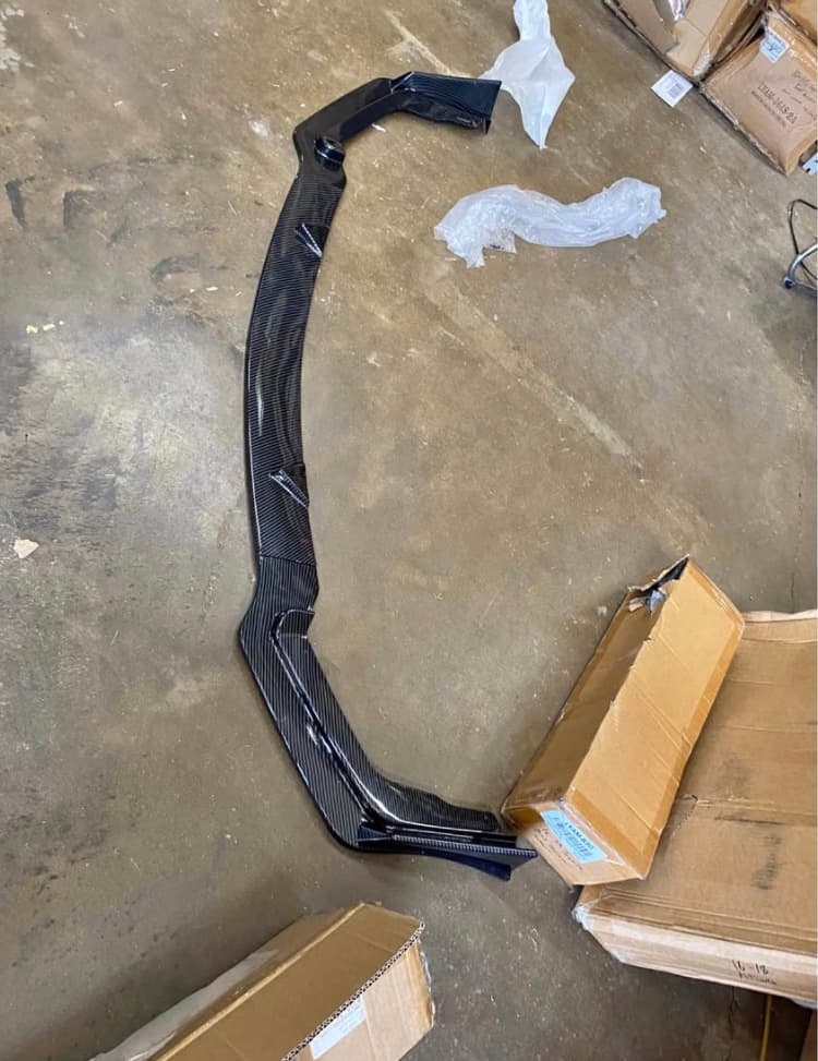 Carbon Fiber Front Bumper Lip Kit for INFINITI Q50 (2014+) - Sporty Upgrade