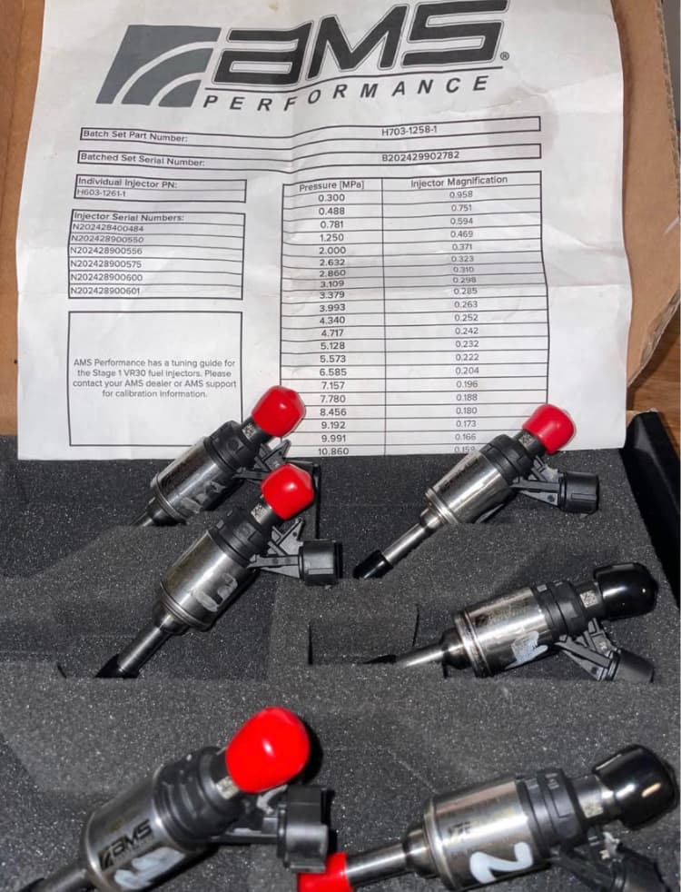 AMS Stage 1 1000cc Injectors | Q50/Q60 VR30DDTT Upgrade
