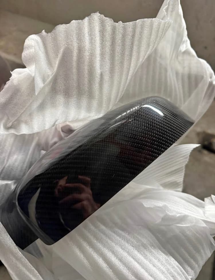 Authentic Carbon Fiber Mirror Caps for Infiniti G37 - Upgrade Your Ride's Style!