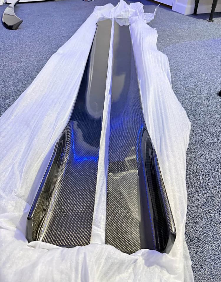 Infiniti Q50 (2014-2022) Carbon Fiber Side Skirts | Perfect Fit | Enhanced Aerodynamics