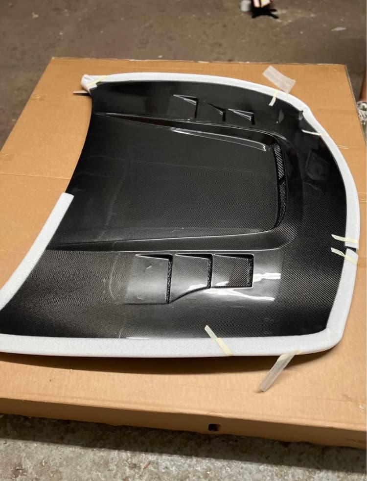 Infiniti G37 2008-2013 Carbon Fiber Terminator Style Hood – Lightweight Bolt-On Aero Upgrade with Heat Extraction Vents